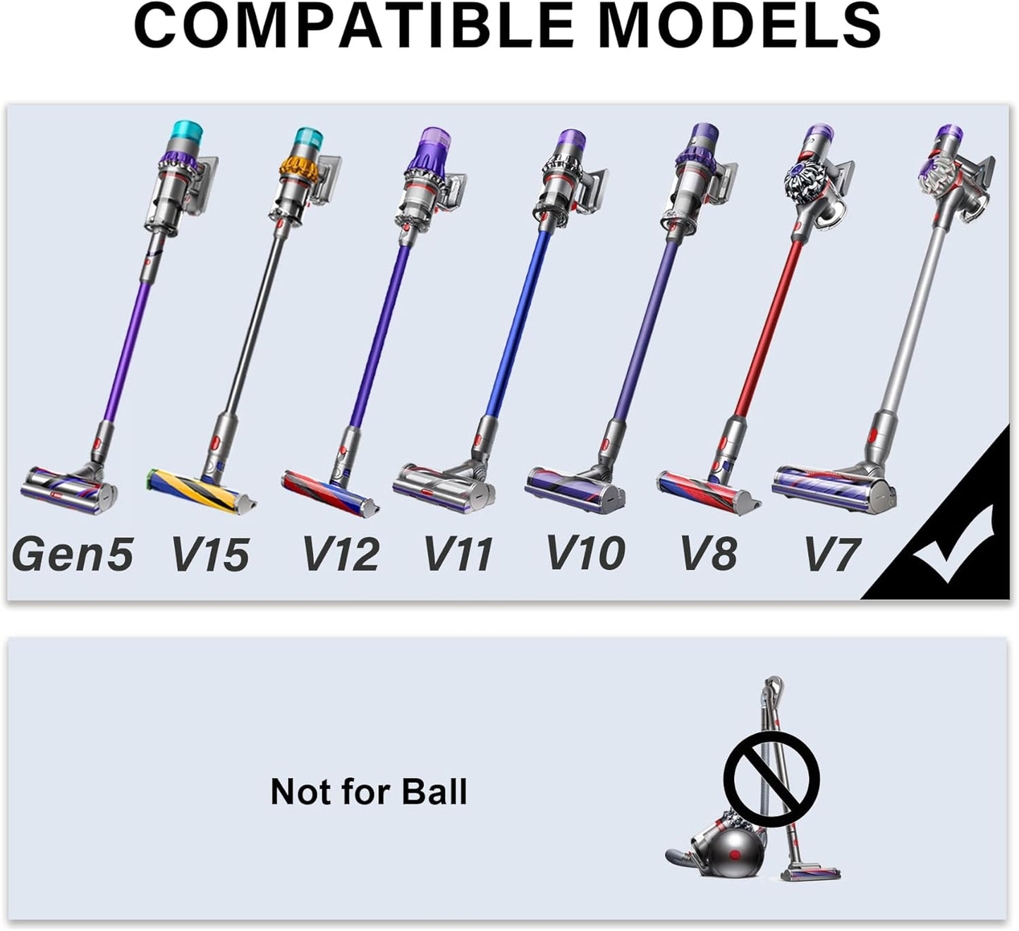 6-teiliger Zubehörsatz für Dyson Gen5, b: Zubehörsatz mit Schlauch