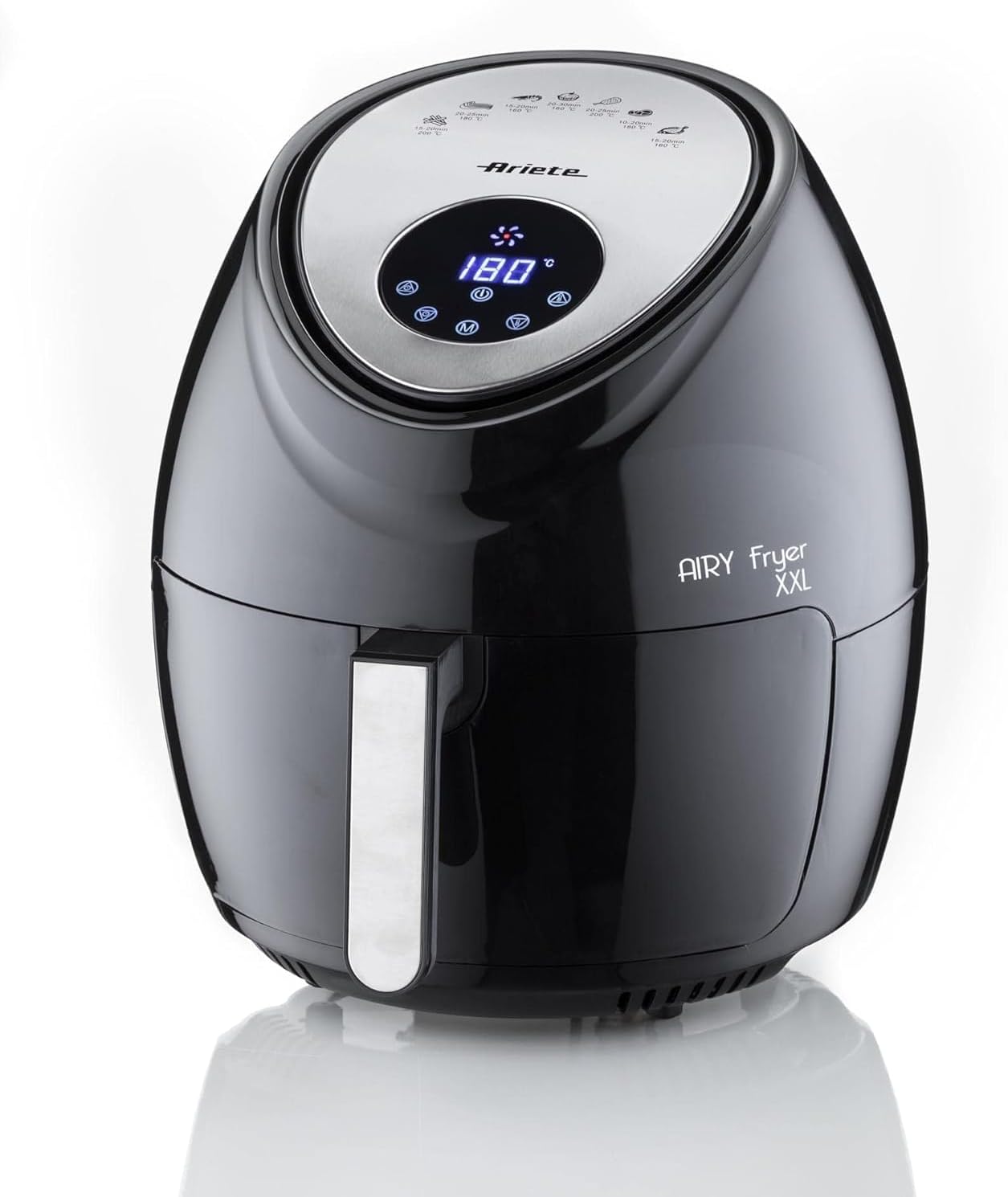 Heissluftfritteuse 4618 mit LCD- und Touchscreen, Black