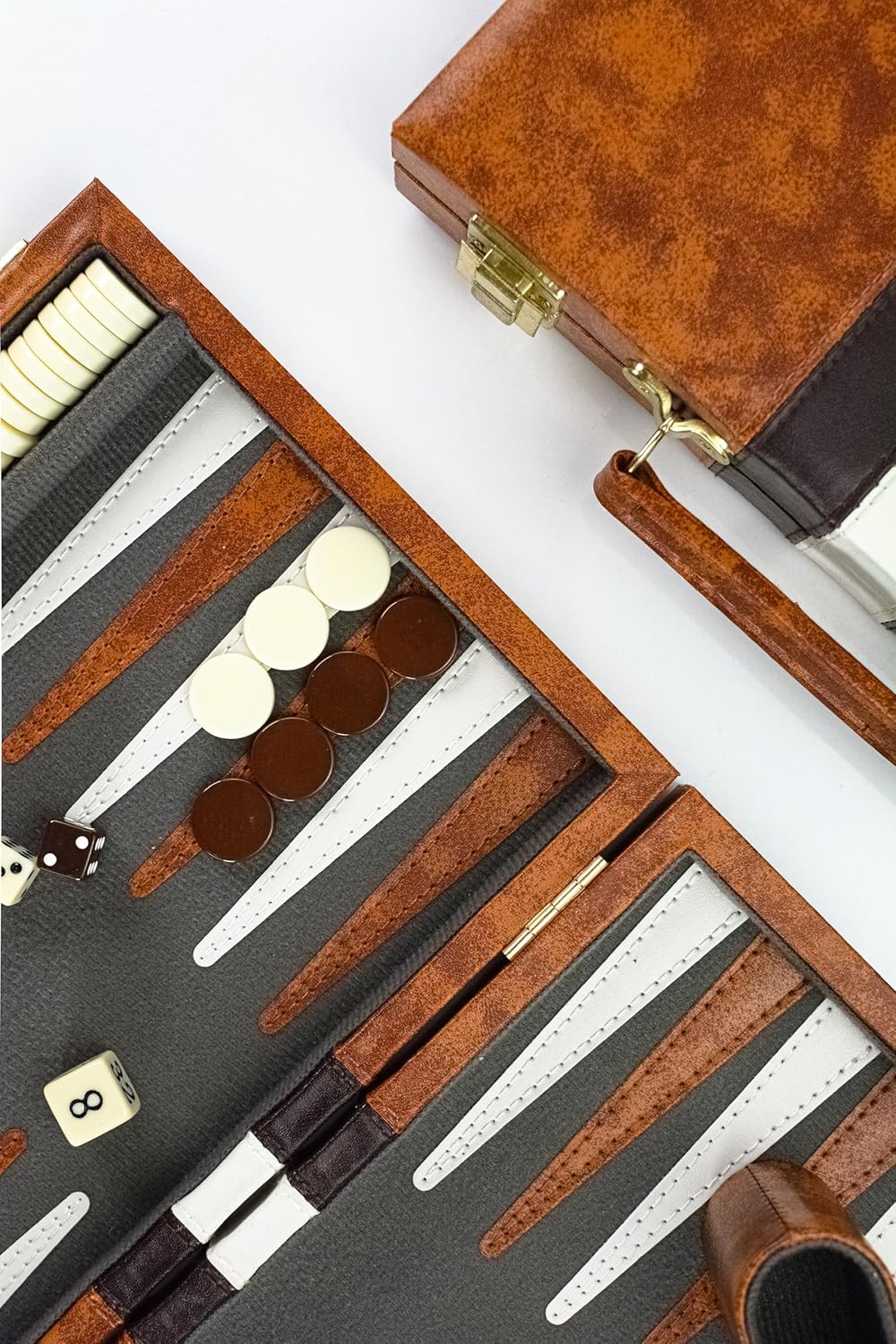 Backgammon Spielset, Braun-11 Zoll