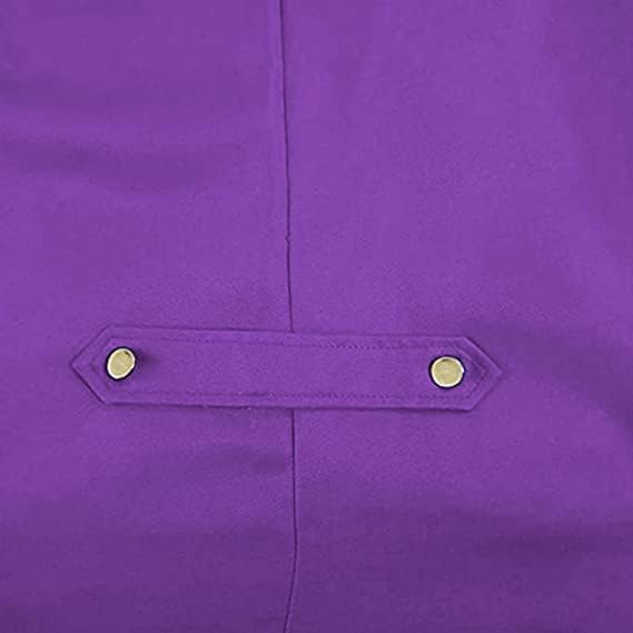 Viktorianische Jacke für Herren, Violett XL