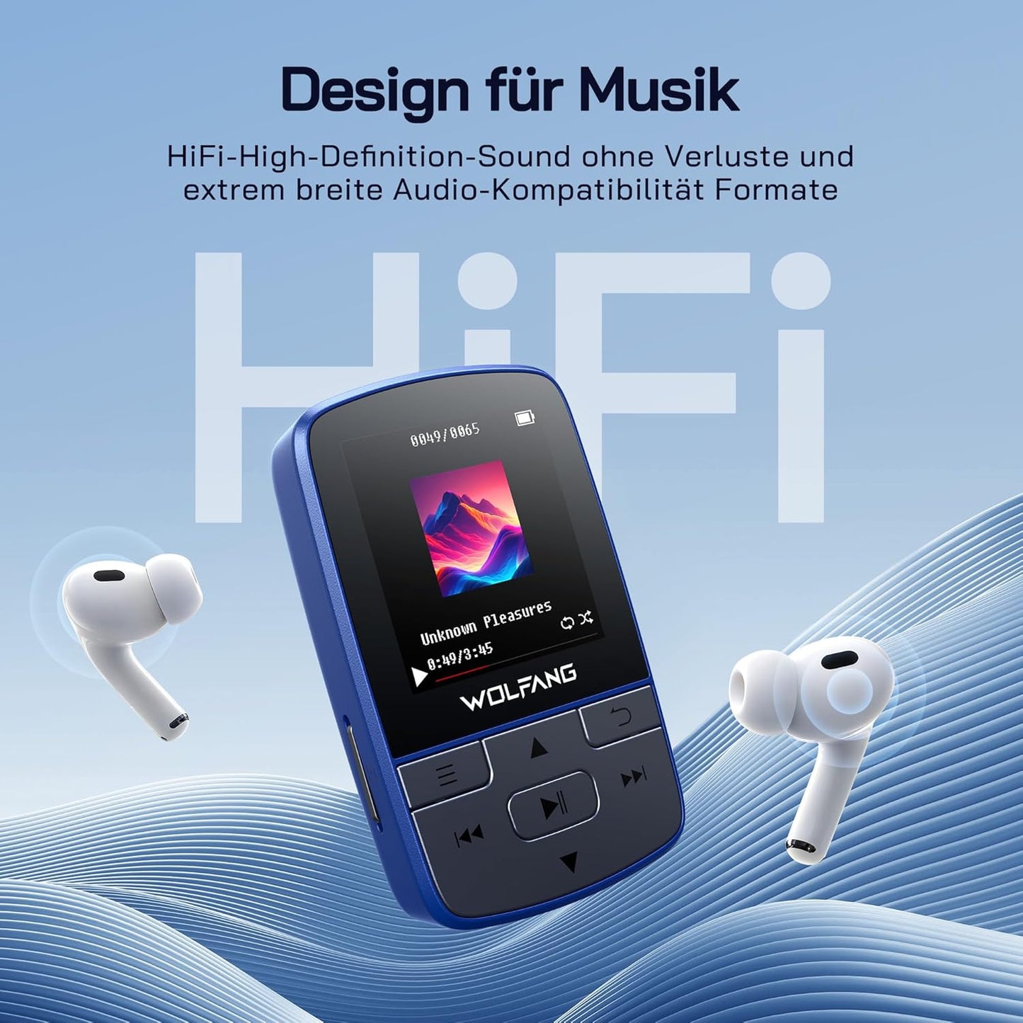 MP3-Player mit Bluetooth 5.2 & Sportclip