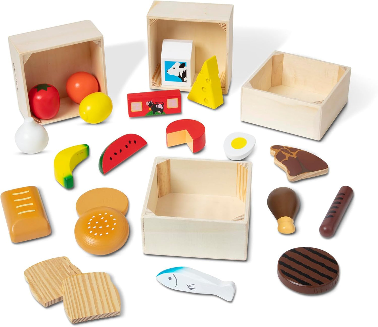 Lebensmittel-Set für Kinderküchen, Lebensmittelgruppen