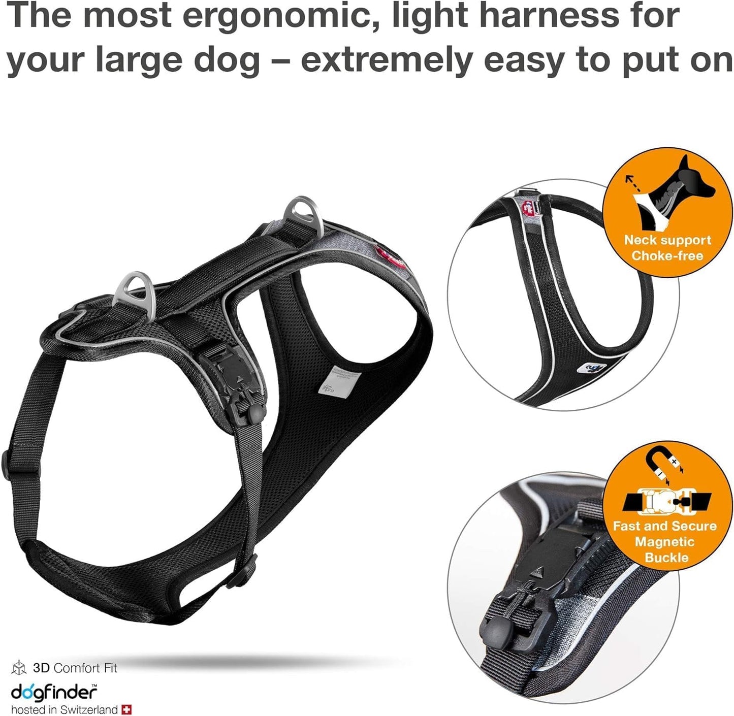 Geschirr Magnetic Belka Comfort, XS