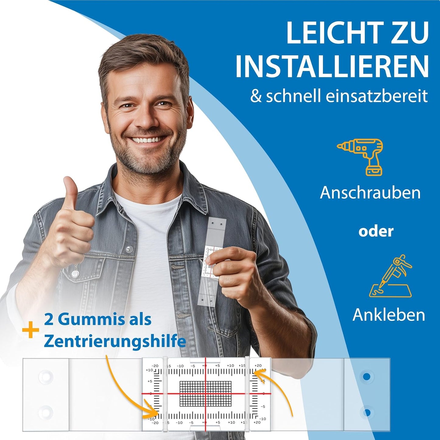 Rissmonitor Messlehre-Set, 15 cm 2 Stk.