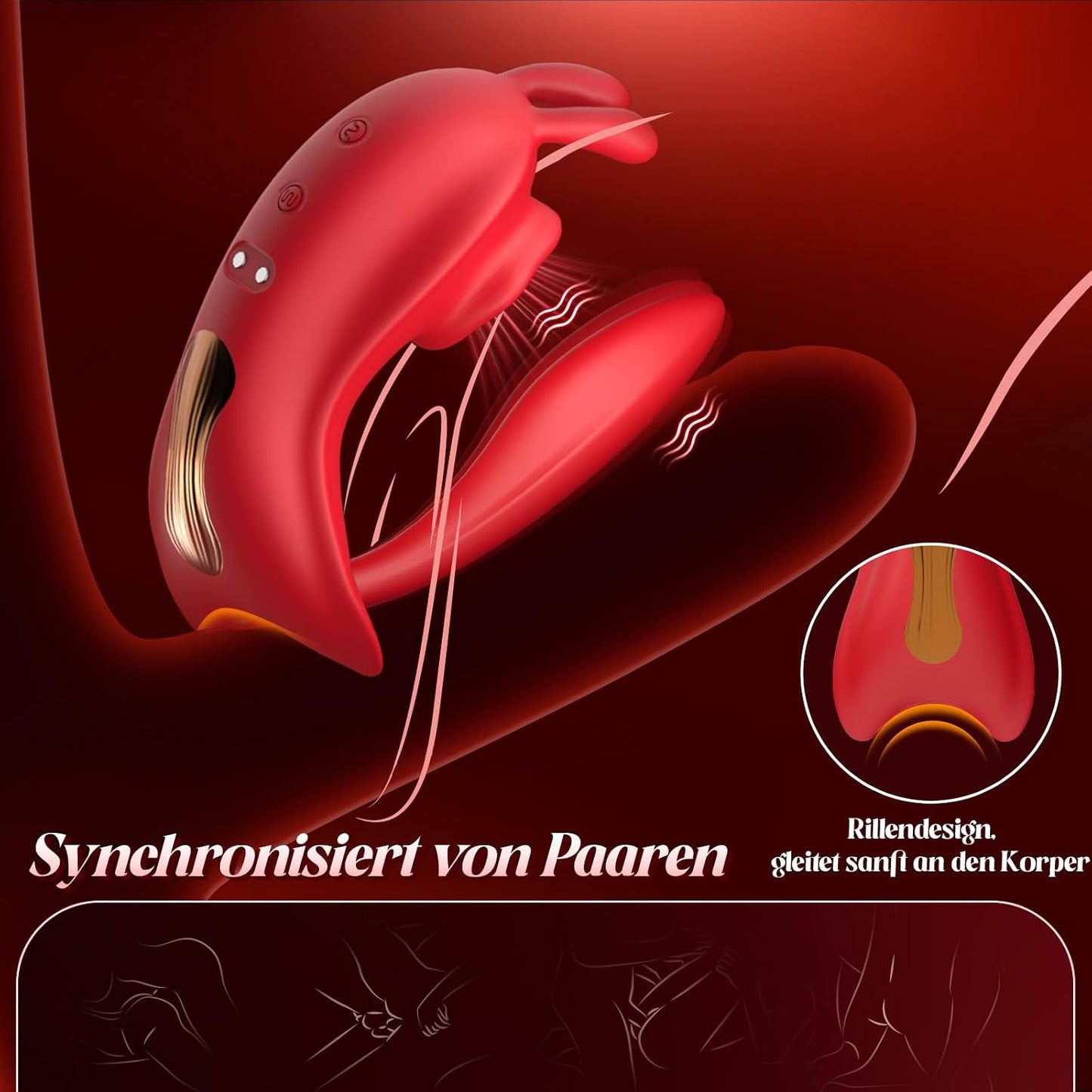 Vibratorenset mit App und Fernbedienung