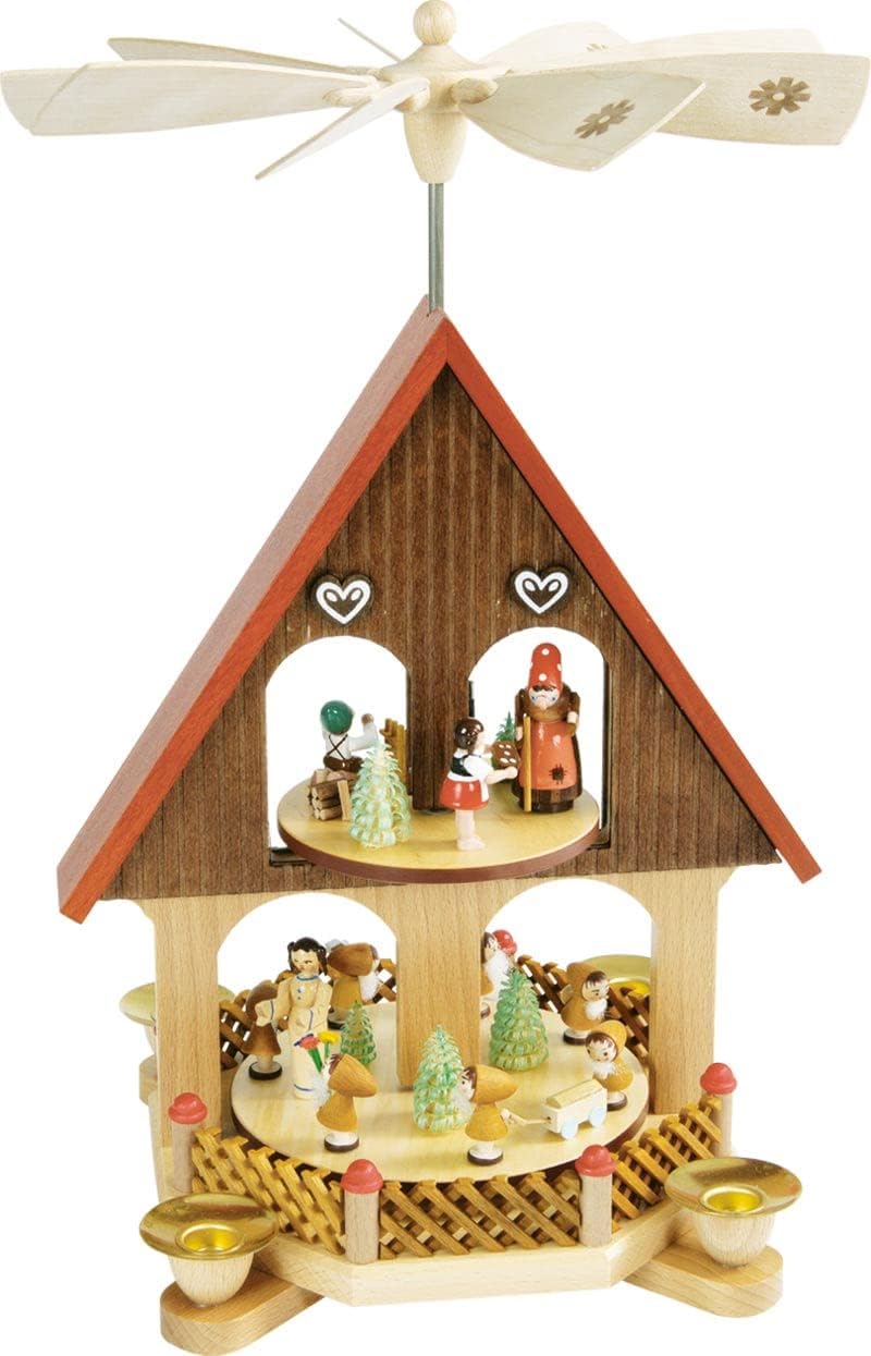 2-stöckige Märchen-Weihnachtspyramide