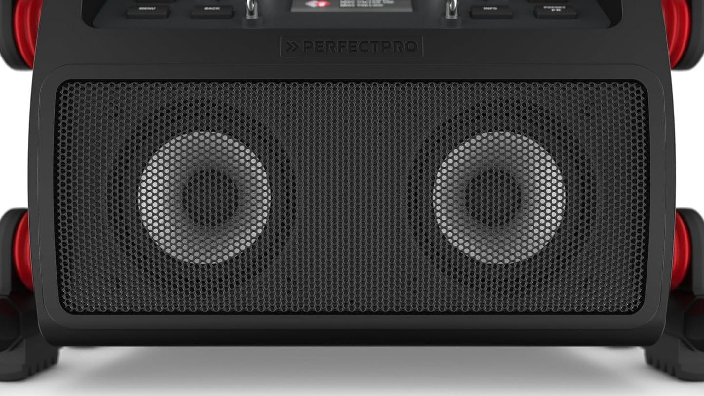 Baustellenradio Rockpro mit DAB+ und Bluetooth