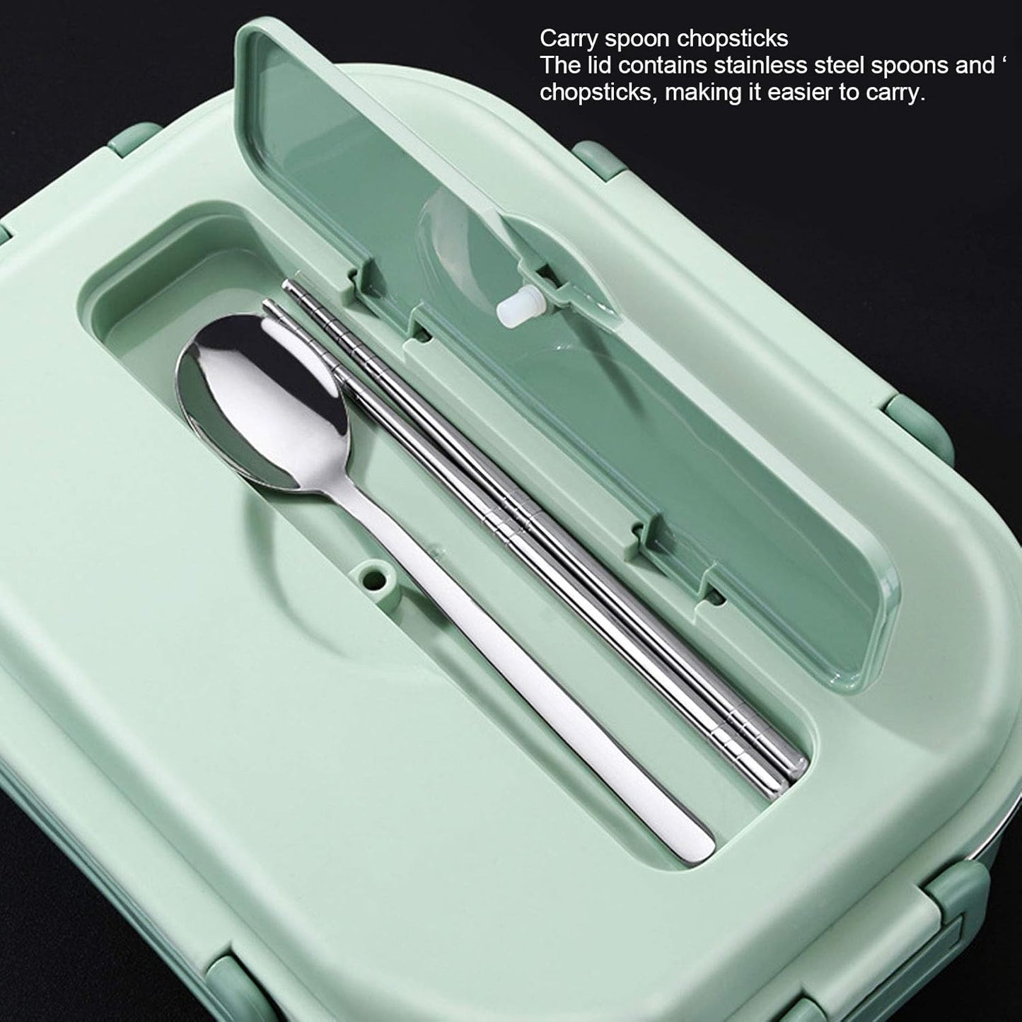 Bento-Lunchbox, 1500ml Grün
