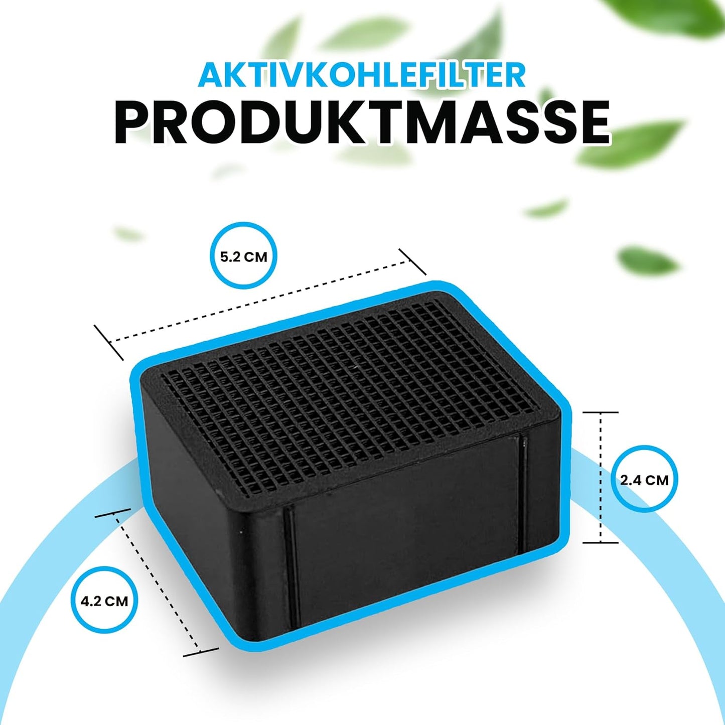 Aktivkohlefilter für Geberit DuoFresh (2 Stück)