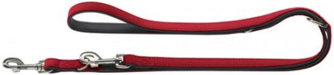 Softie - 3-fach verstellbare Führleine, 200 cm, rot / schwarz 15/200