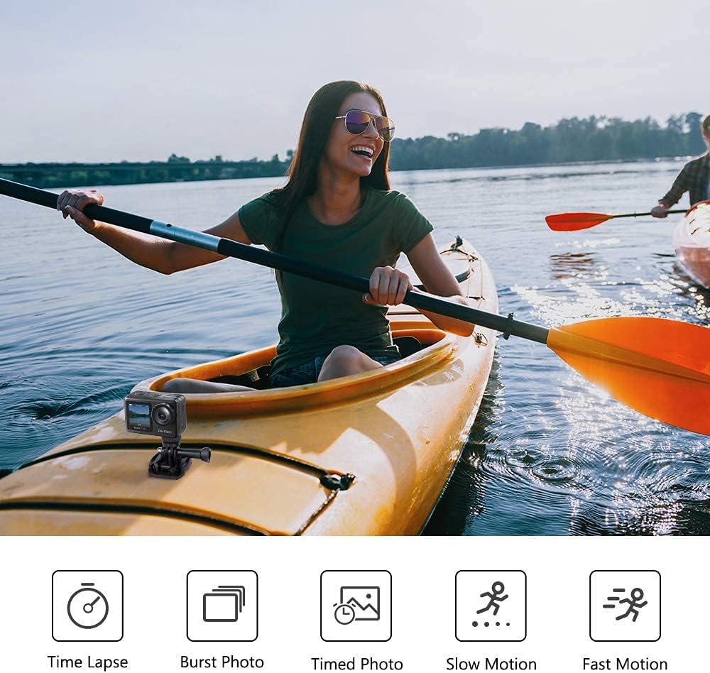 Action Cam 4K30FPS mit Touchscreen und EIS 2.0, Schwarz