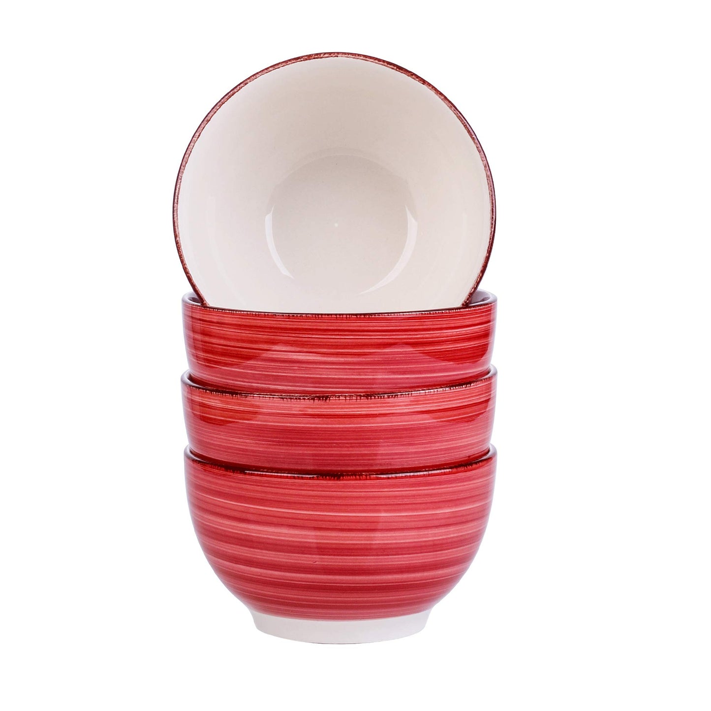 Müslischalen Set, 4 piece bowl Rot