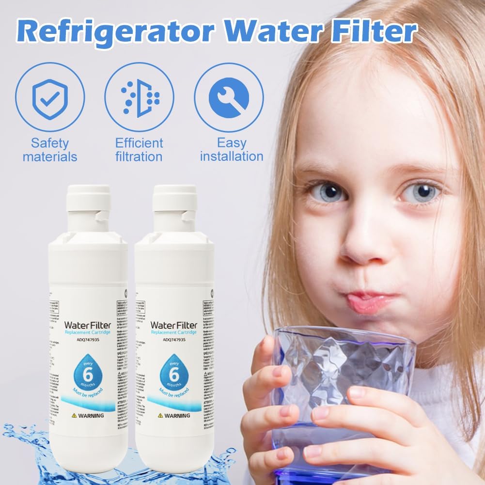 Kühlschrank Wasserfilter Ersatzset, 2 Stück/Set
