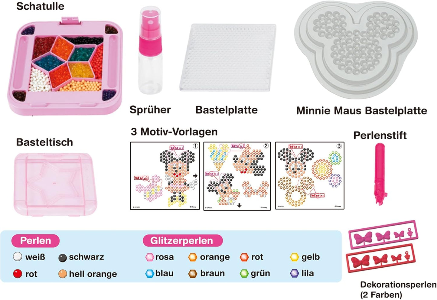 Minni Maus Motivset, Minnie Maus Motivset