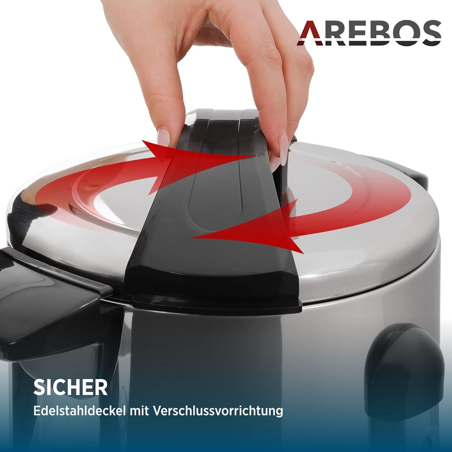 3in1 Glühweinkocher mit Auffangschale, Auslasshahn, Thermostat & Überhitzungsschutz, Silber