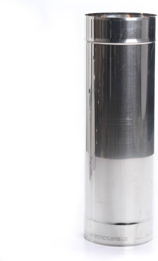 Edelstahl Kaminrohr 0,6 mm Wandstärke, Ø 200mm Länge: 1000mm