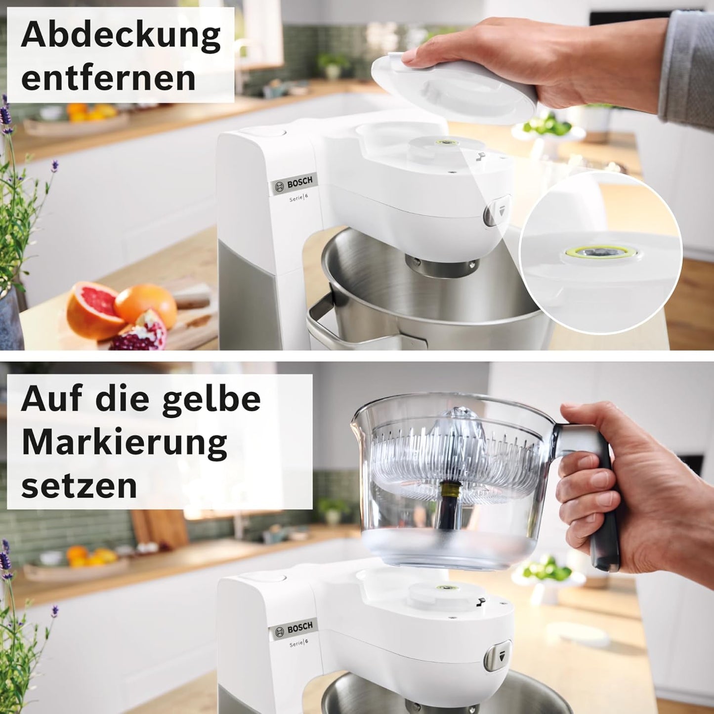 Zitruspresse für Küchenmaschine