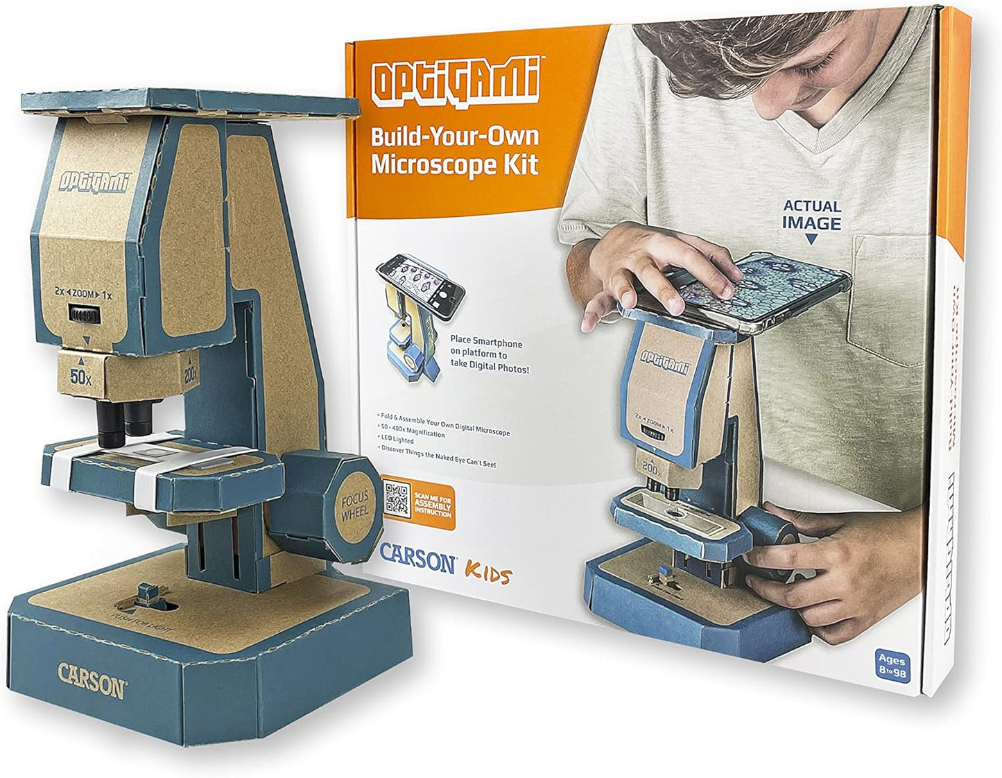 Optigami Mikroskop-Bausatz für Kinder