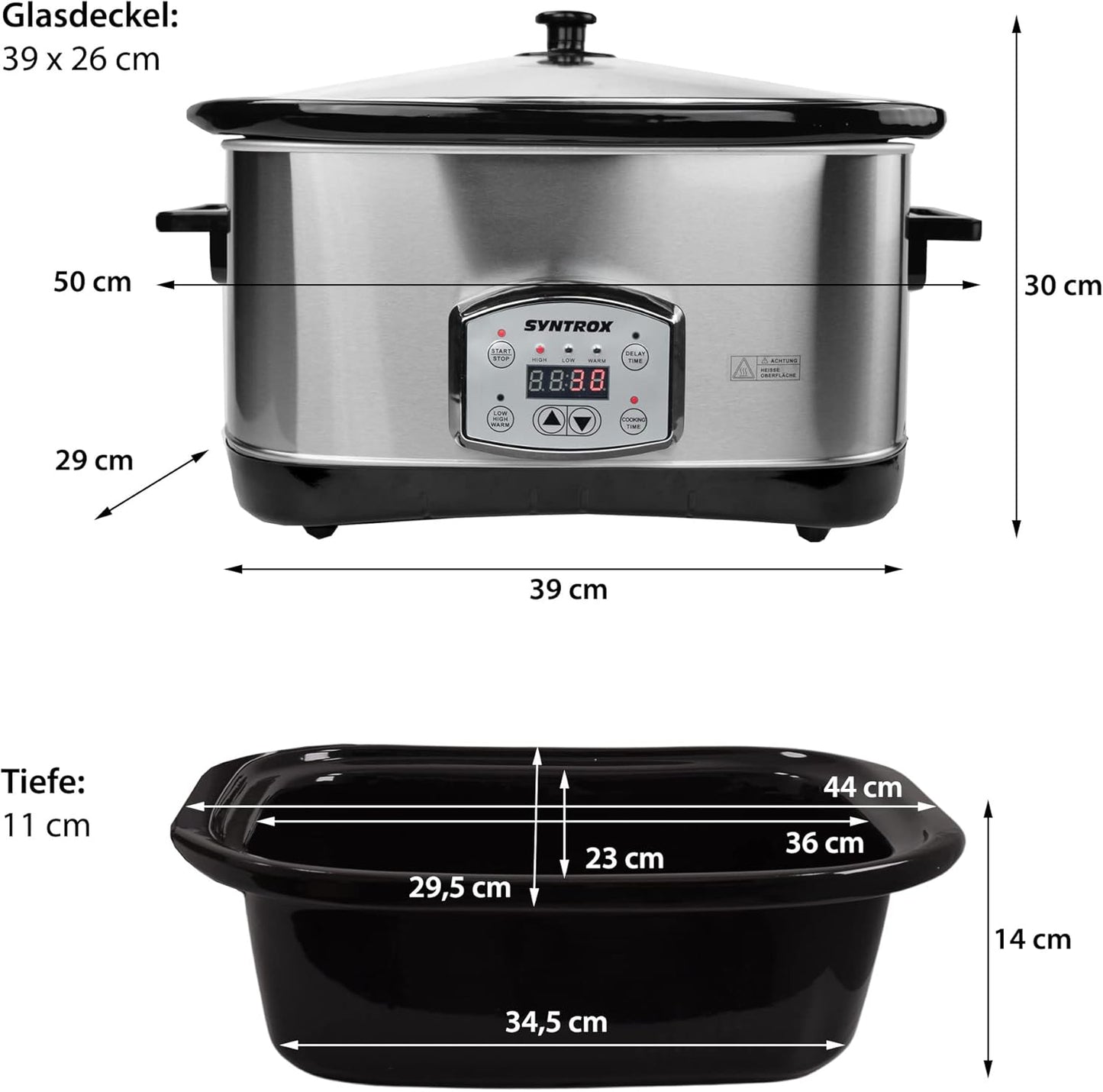 Digitaler Slow Cooker
