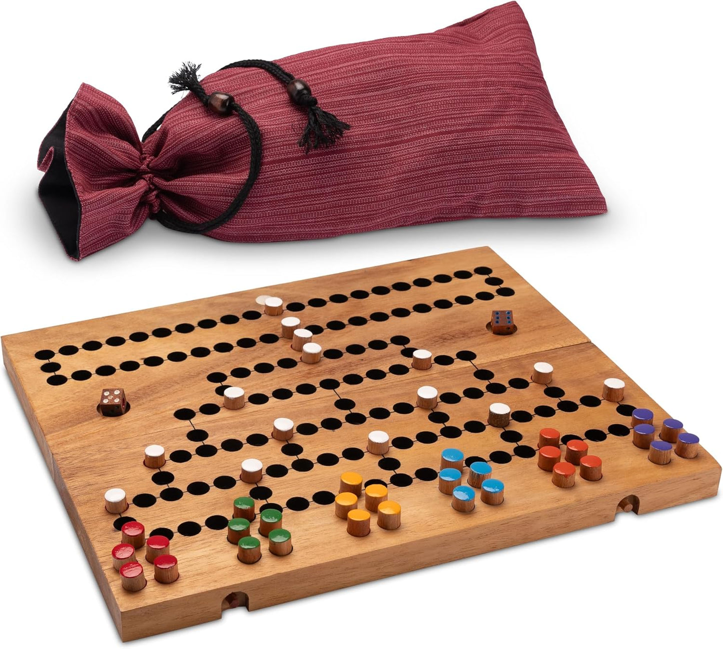 Blockade-Spiel für 2-6 Spieler, mit Stoffbeutel