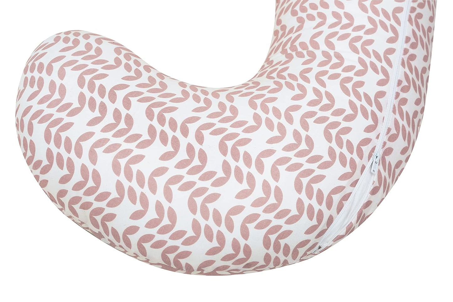 Ergonomisches Stillkissen, Öko-Tex Standard 100, Blatt Rosa Classic