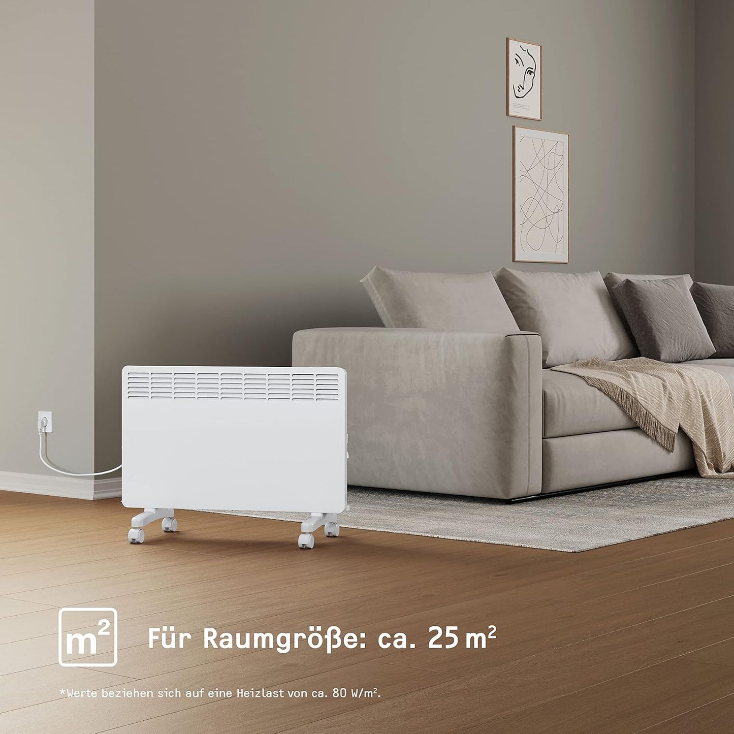 Konvektorheizung EG-50-PL2-PE, Elektronische Reglerung