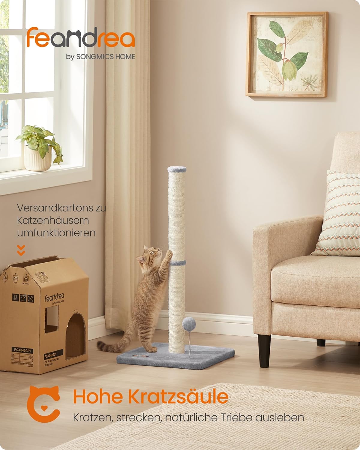 Kratzsäule PCA040G01 mit Plüschball & Glocke