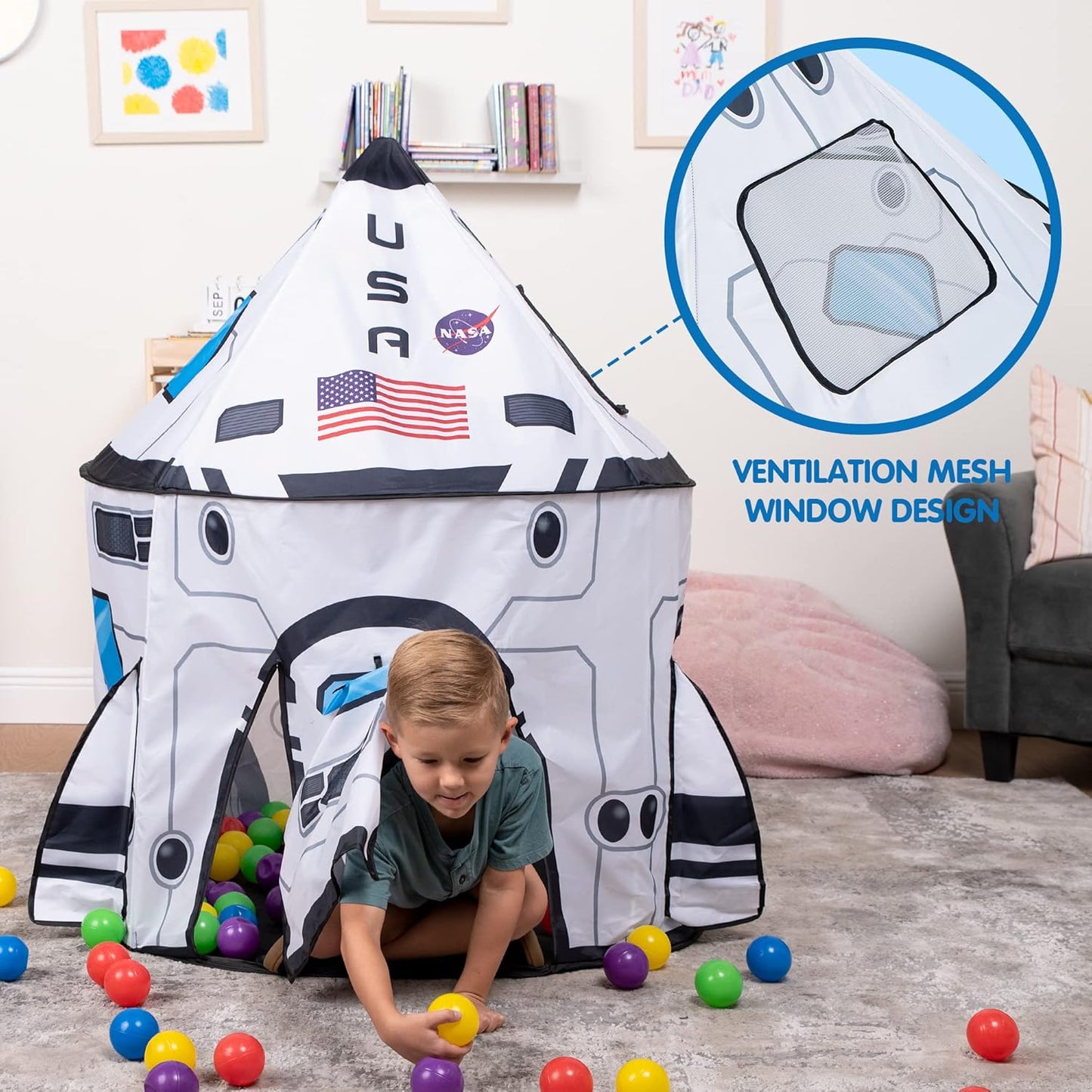Raketen Kinderzelt, Modern
