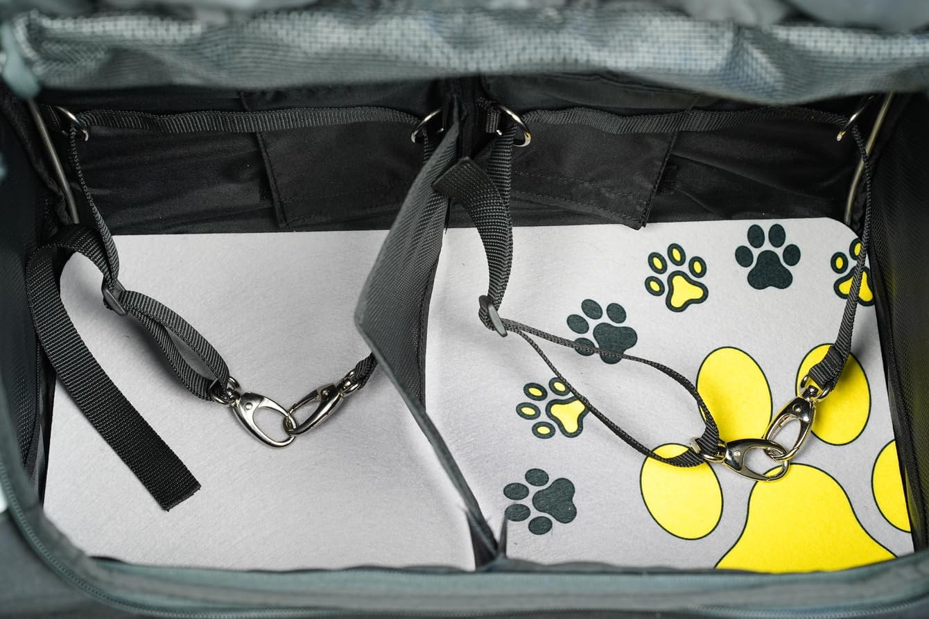 Motorrad-Hundetasche, Double
