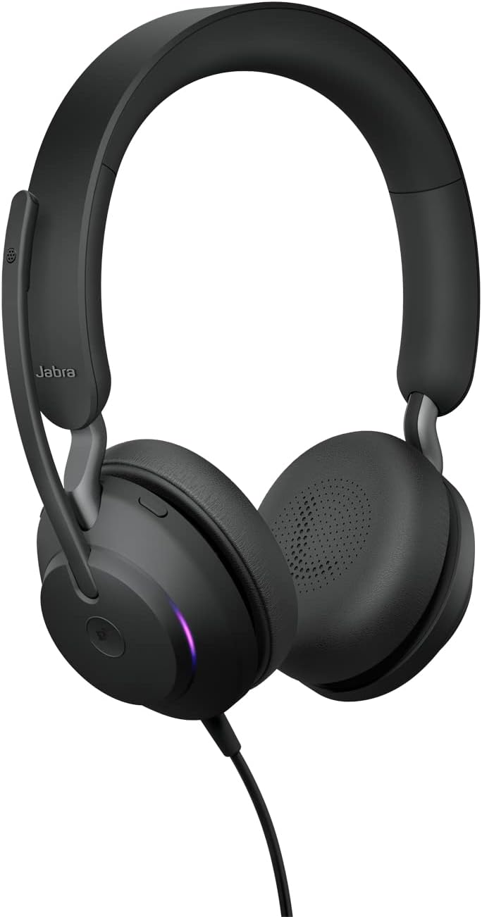 Evolve2 40 PC Headset mit Noise Cancelling, Stereo Erste Ausgabe USB-A Optimiert für Microsoft Teams