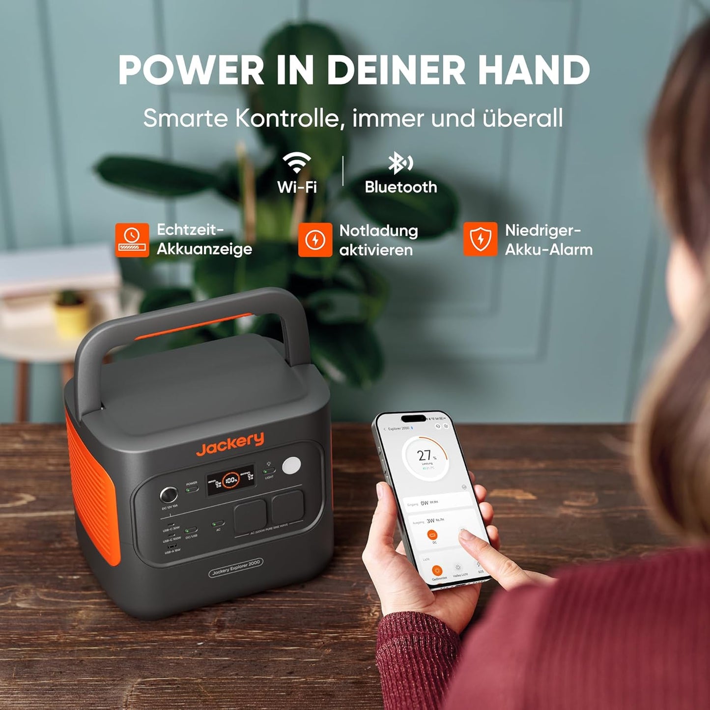 Tragbare Powerstation E2000 V2 mit Tragtasche, E2000 V2+L Tragtasche
