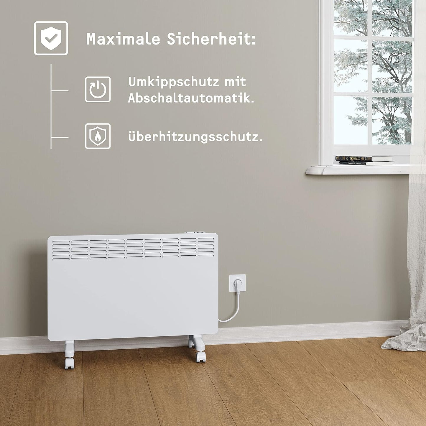 Konvektorheizung EG-50-PL2-PE, Elektronische Reglerung