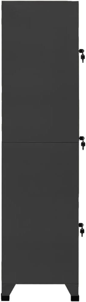 Schliessfachschrank, Anthrazit