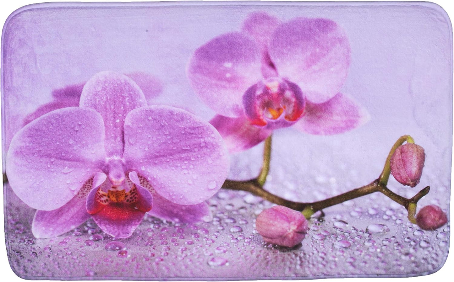 Rutschfester Badteppich, Blooming 50 x 80 cm (Rechteckig)