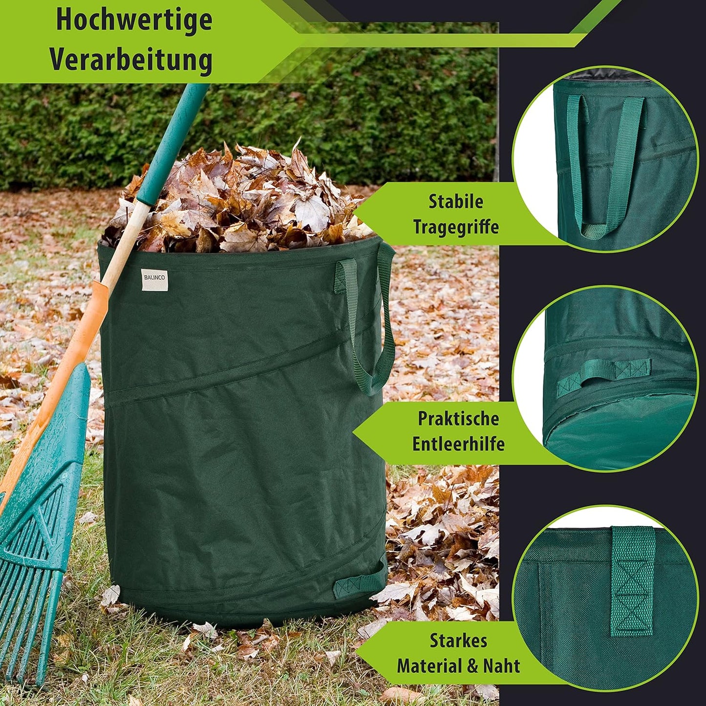 Pop-Up Gartenabfallsack, 1 stück (1er Pack)