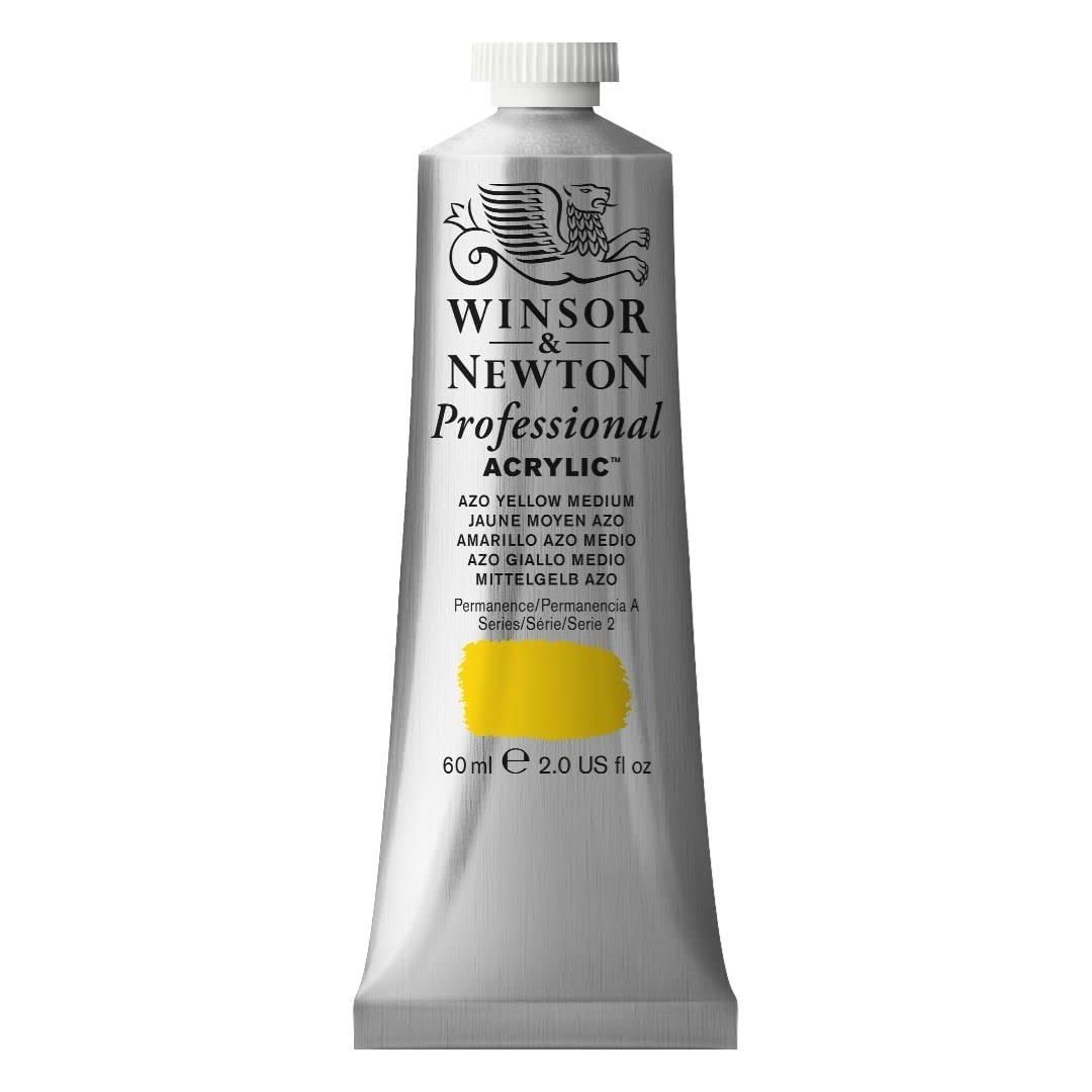 Acrylfarbe Echtgelb, Echtgelb Mittel Professional Acrylfarbe - 60ml Tube