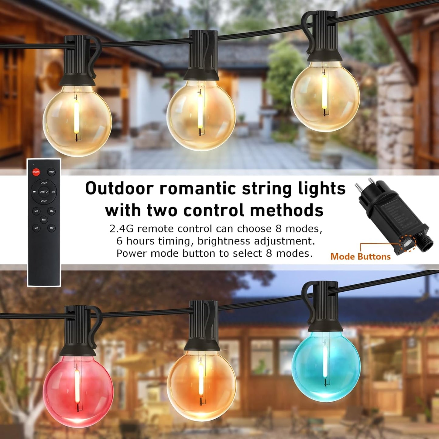 RGBW Outdoor-Lichterkette