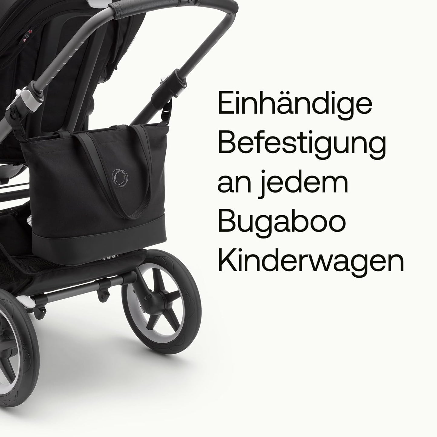 Wickeltasche, Schwarz