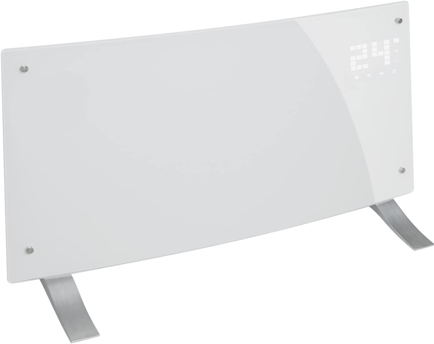 Konvektorheizung mit App-Steuerung, Weiss Bornholm Curved Smart