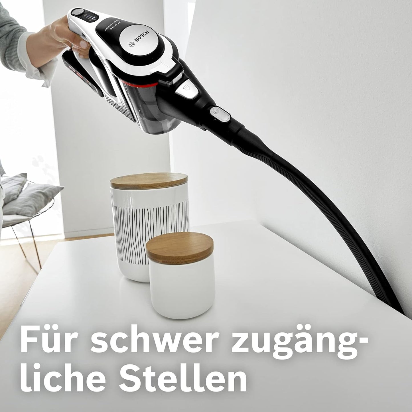 Flexible XXL-Fugendüse für Akku-Staubsauger
