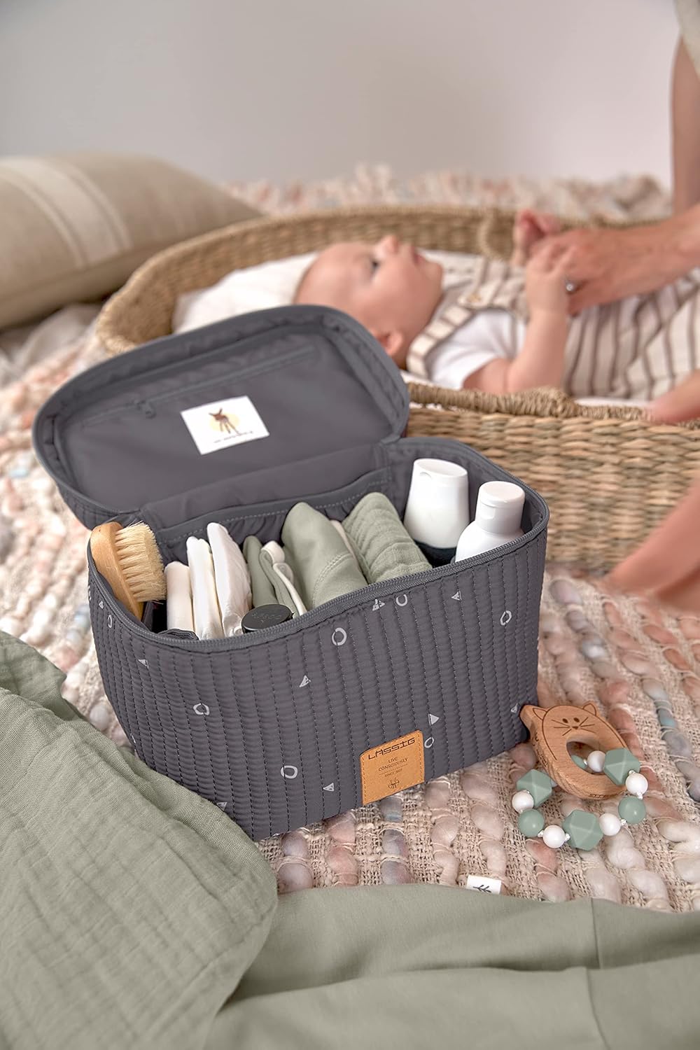 Caddy to go Wickeltisch, Anthracite