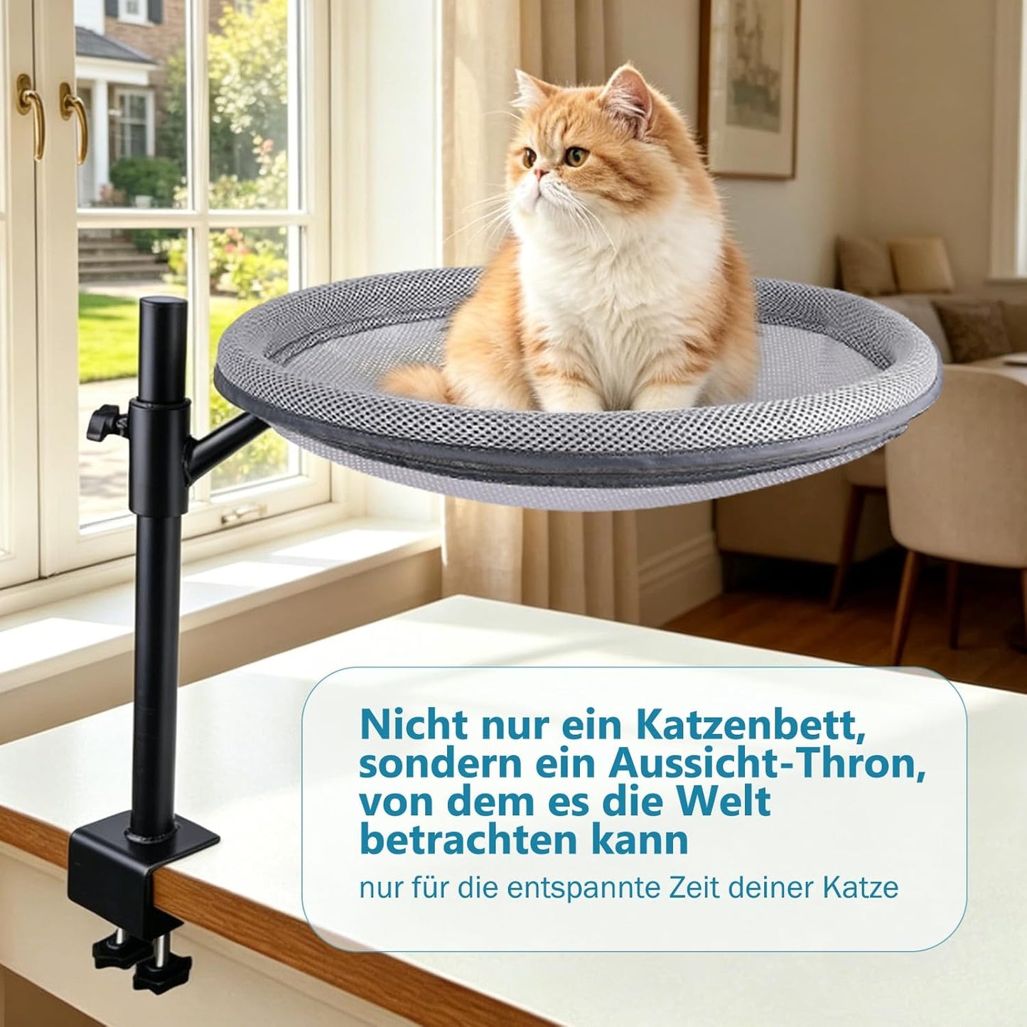 Katzenbett für den Schreibtisch