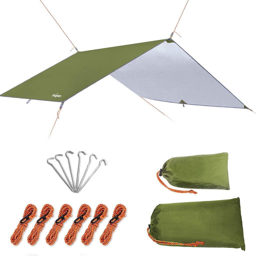 Wasserdichtes Tarp, Armee Grün 3x4 m