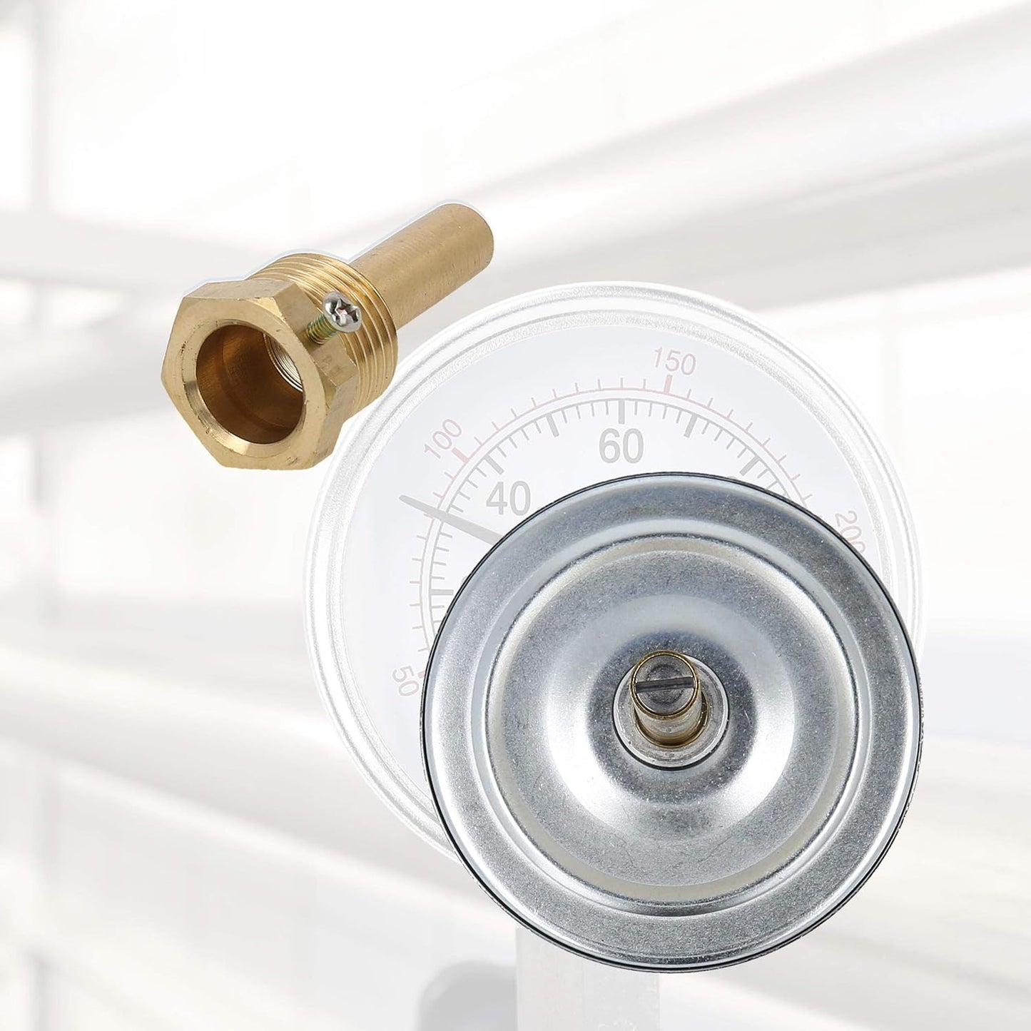 Heizungsthermometer mit Tauchhülse