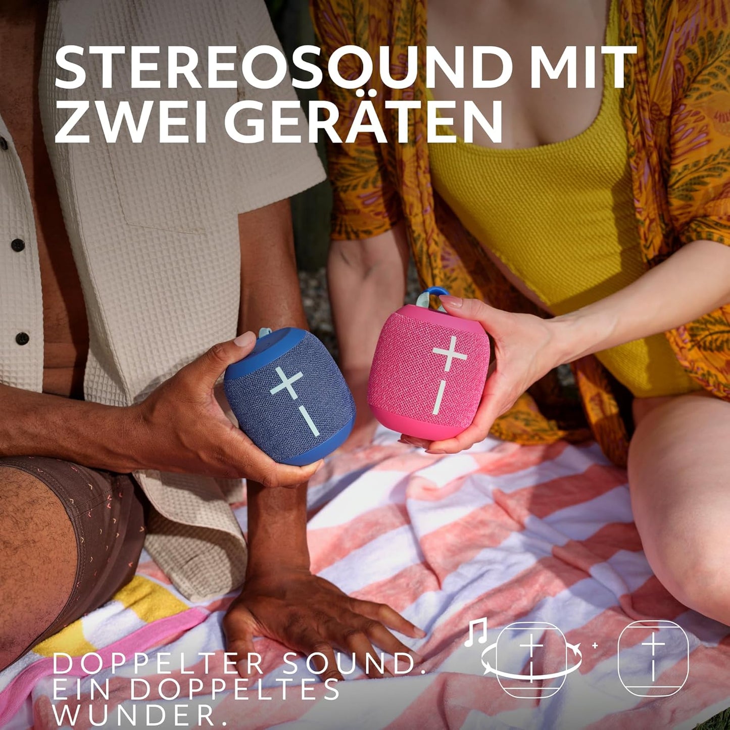 Wonderboom 4 - Wasserdichter Bluetooth-Lautsprecher, WONDERBOOM 4 Lautsprecher Schwarz