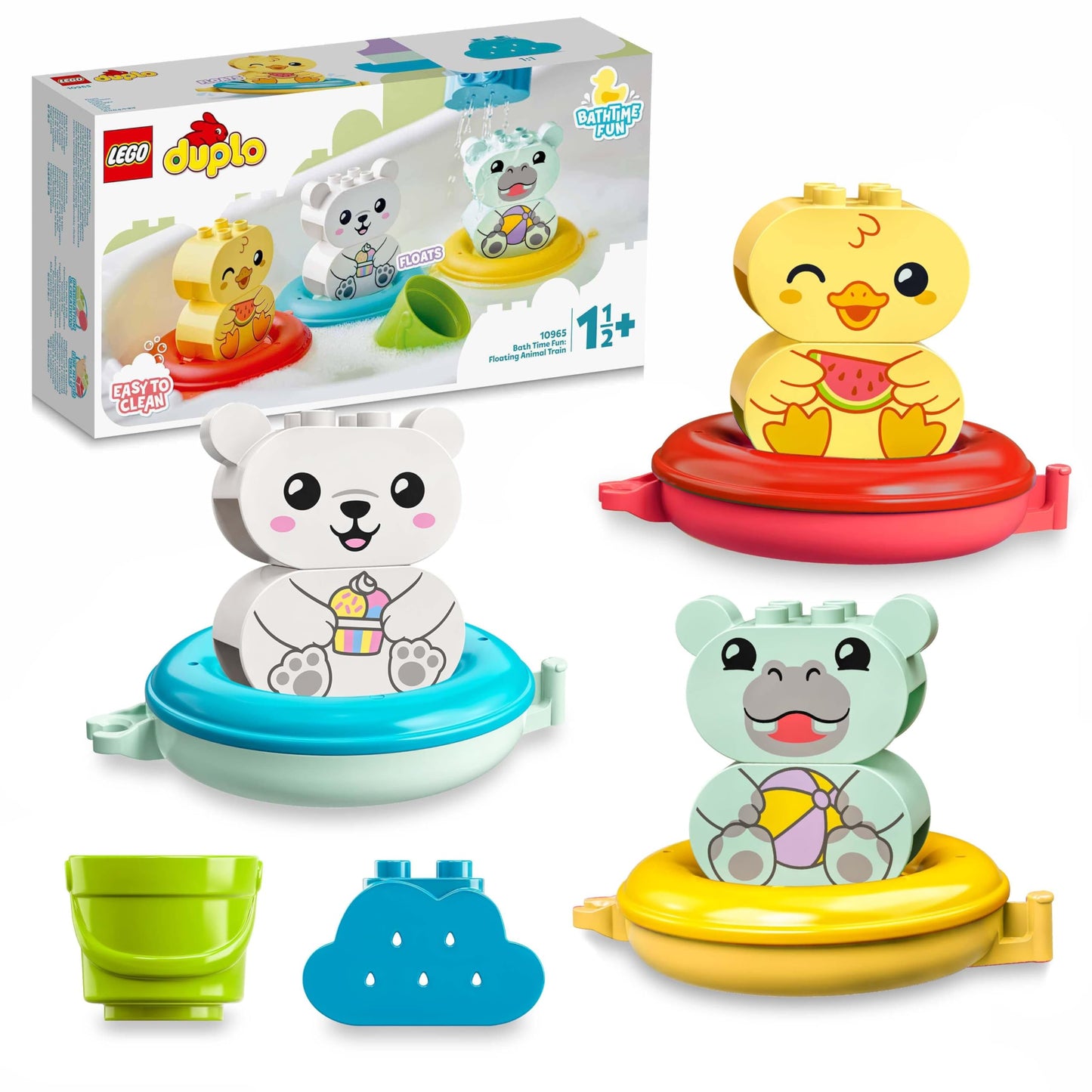 Schwimmender Tierzug Badespielzeug, Single