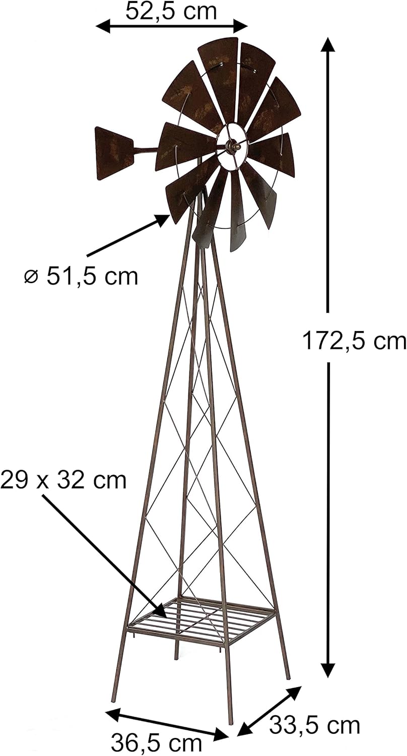 Gartenstecker mit Windrad