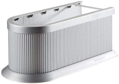 Siphonabdeckung für Waschbeckenunterschränke, Silber