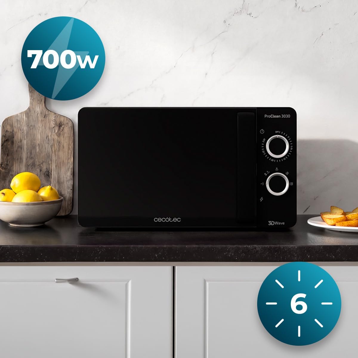 Mikrowelle Proclean 3030 Wave mit 3DWave Technologie, 20L