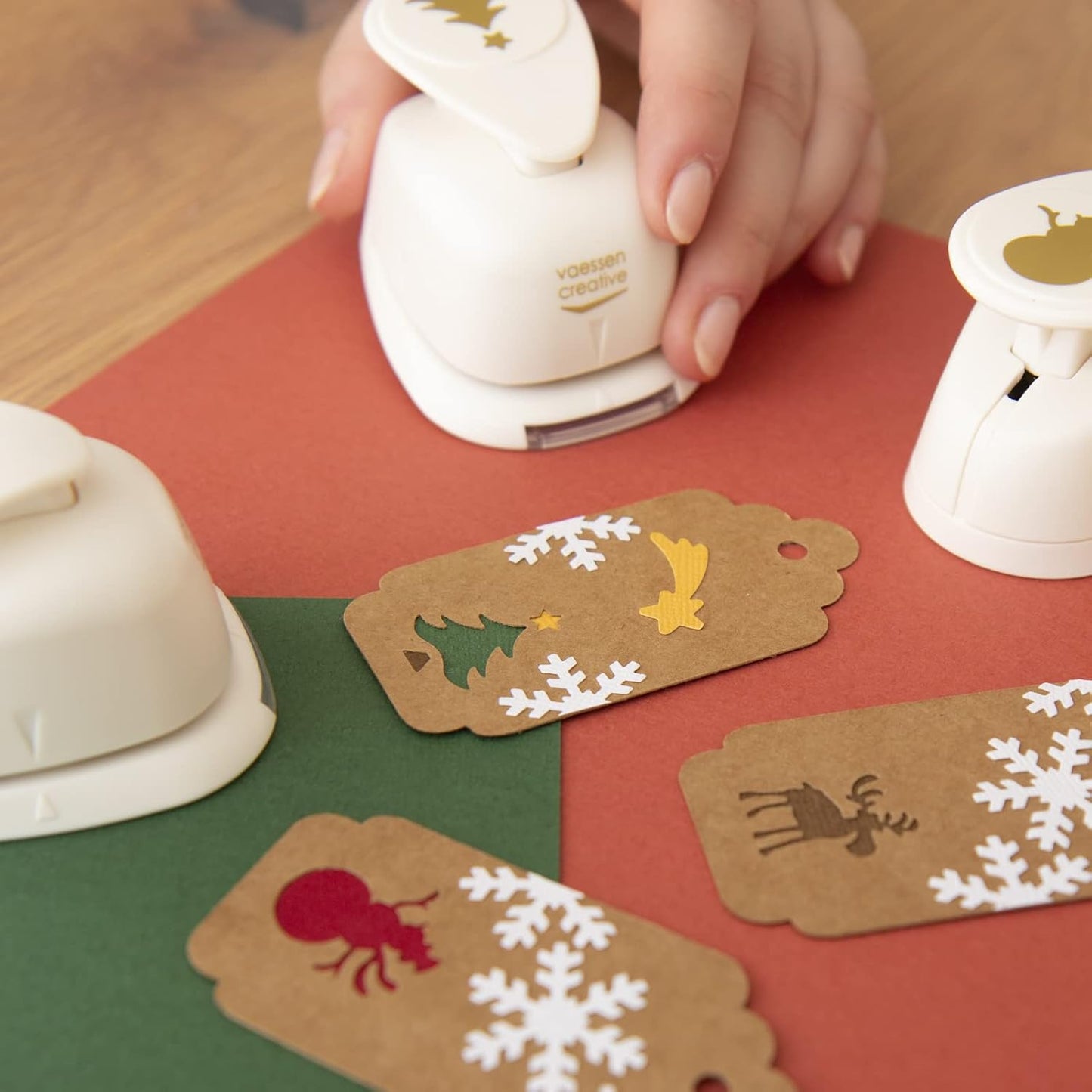 5-teiliges Weihnachts-Motivstanzer-Set, Weihnachten 1 5 Stück